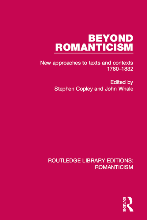 Cover image for book Beyond Romanticism