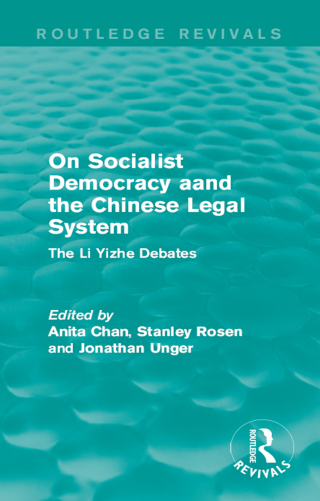 On Socialist Democracy and the Chinese Legal System