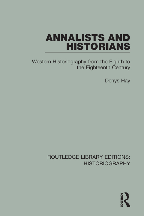 Cover image for book Annalists and Historians