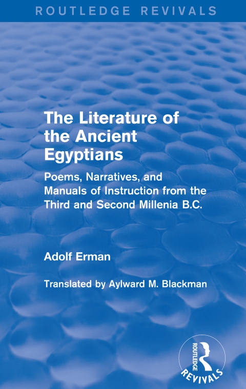 Cover image for book The Literature of the Ancient Egyptians