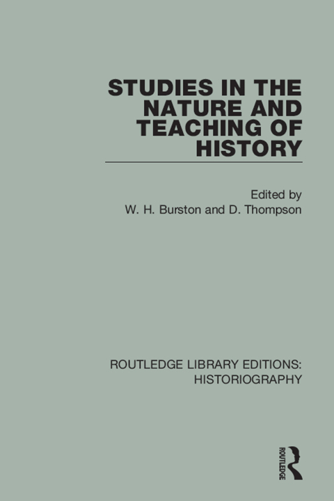 Cover image for book Studies in the Nature and Teaching of History