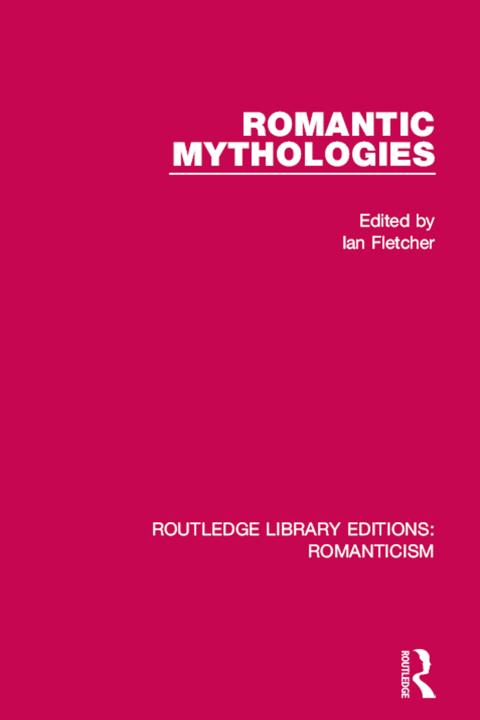 Cover image for book Romantic Mythologies