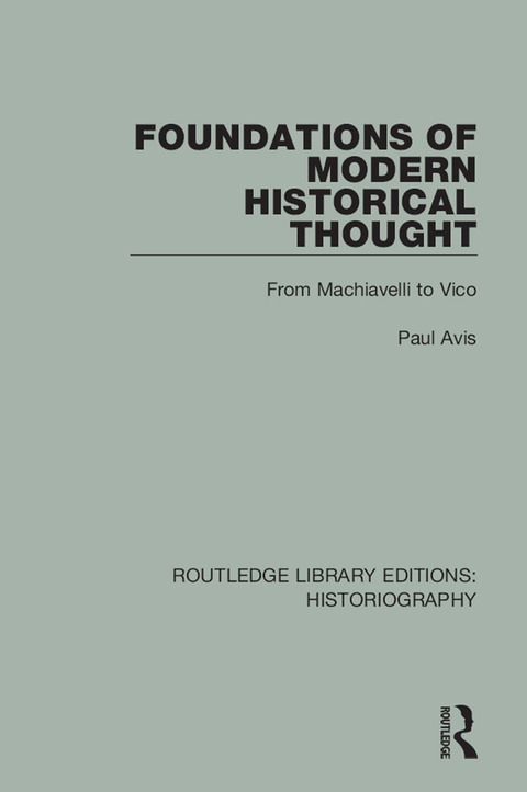 Cover image for book Foundations of Modern Historical Thought
