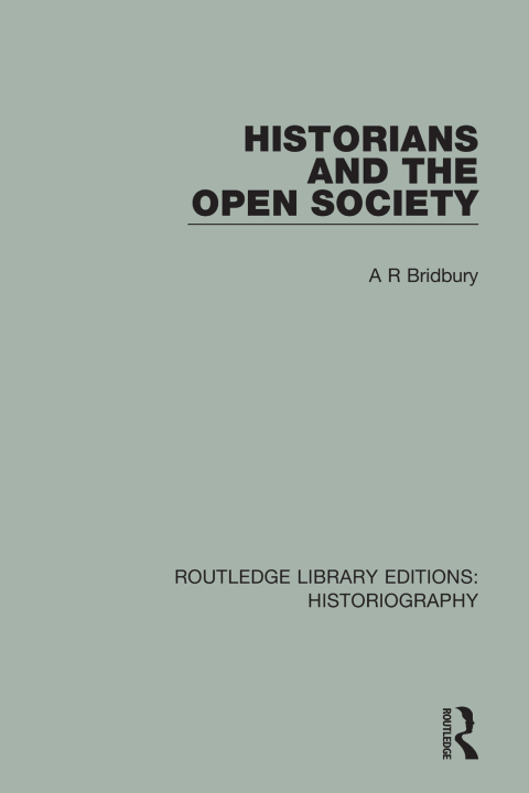 Cover image for book Historians and the Open Society