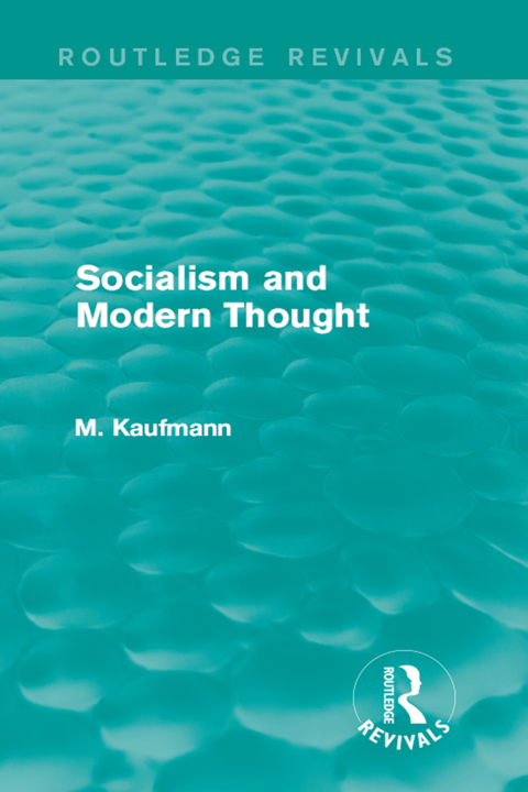 Cover image for book Socialism and Modern Thought