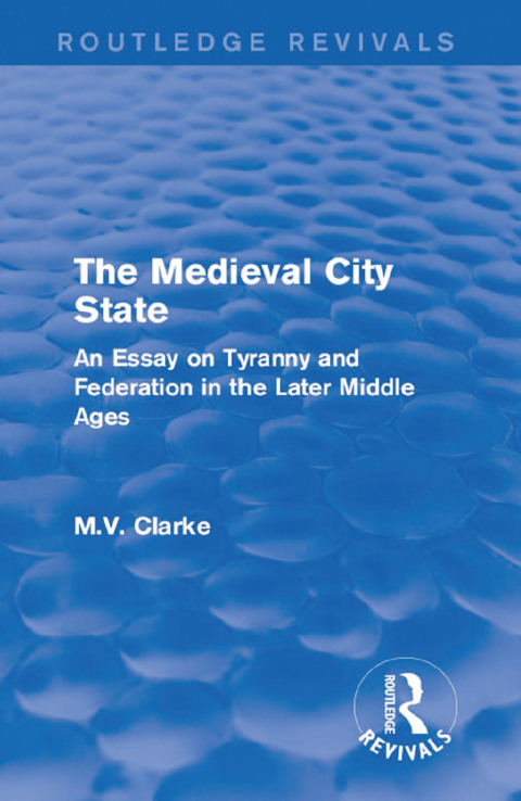 Cover image for book The Medieval City State