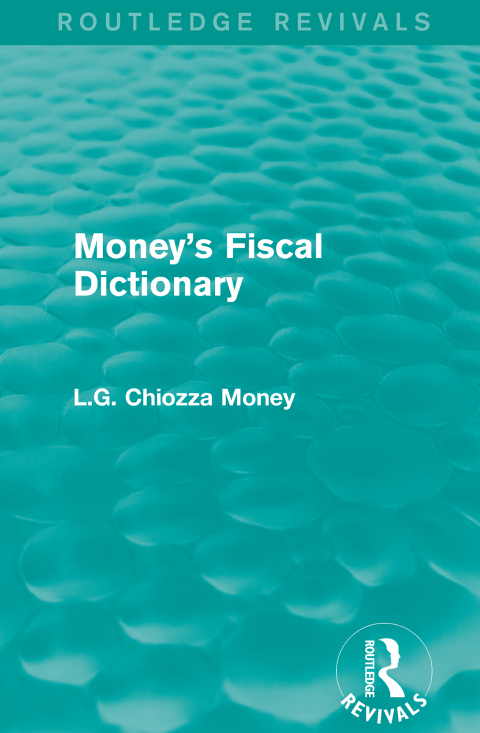Cover image for book Money's Fiscal Dictionary