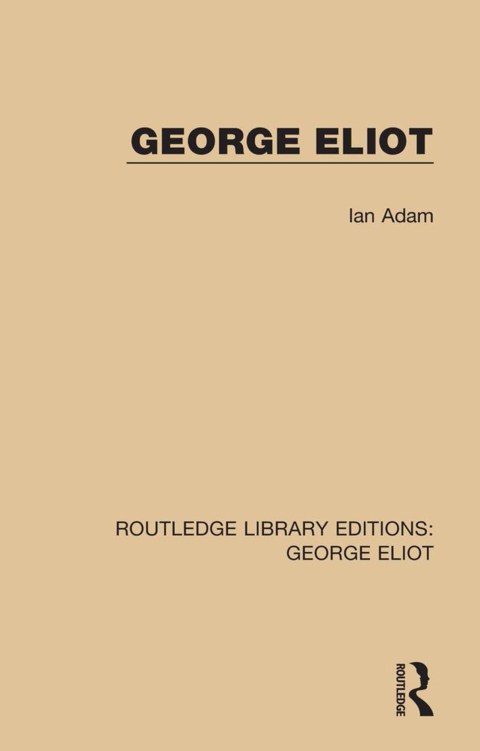Cover image for book George Eliot