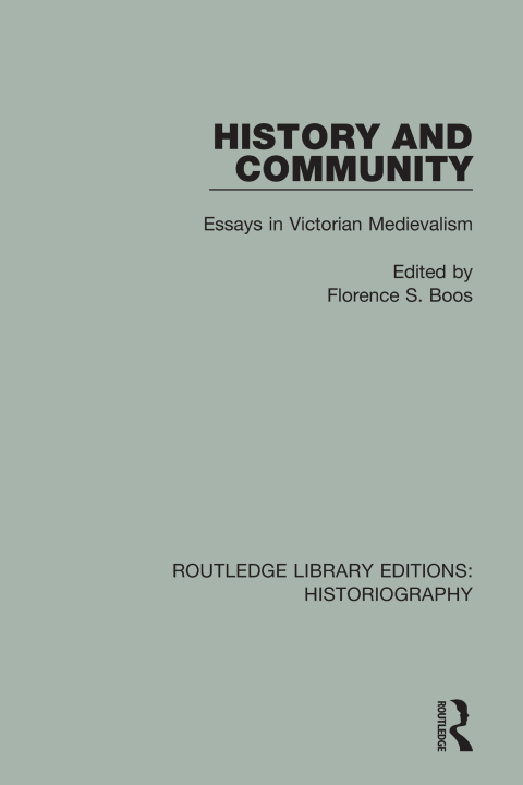 Cover image for book History and Community