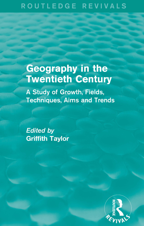 Cover image for book Geography in the Twentieth Century