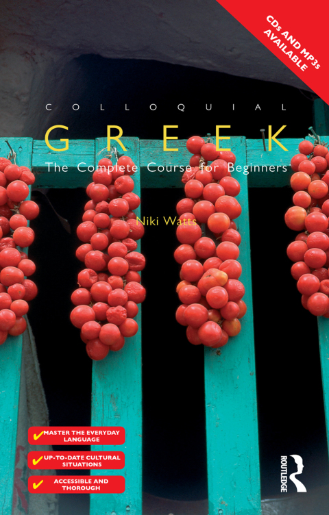 Cover image for book Colloquial Greek