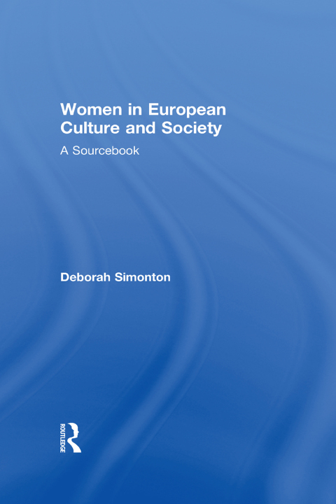 Cover image for book Women in European Culture and Society