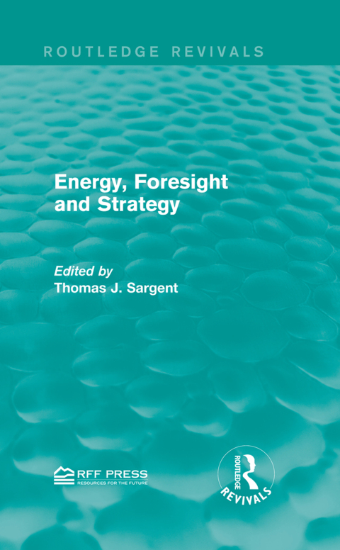 Cover image for book Energy, Foresight and Strategy