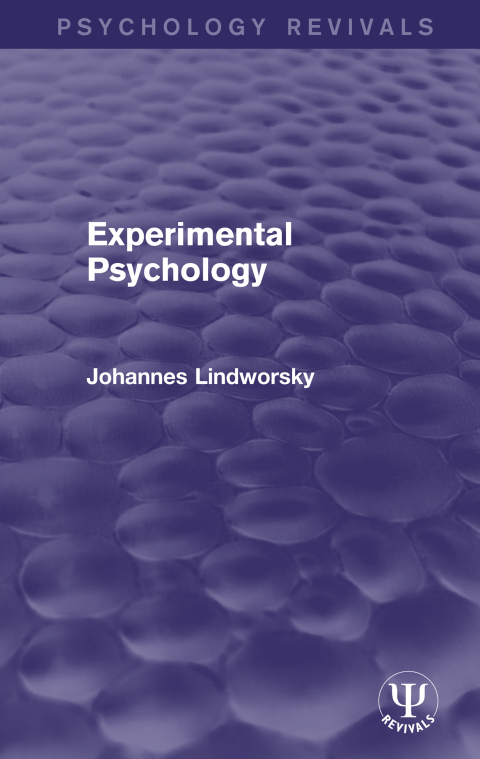 Cover image for book Experimental Psychology