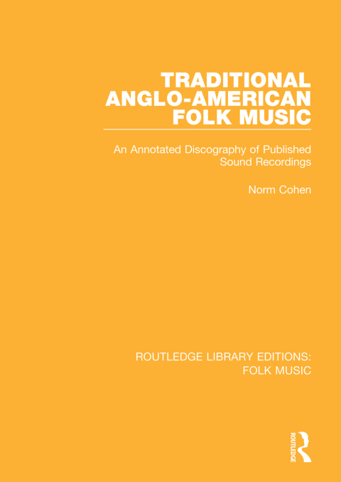 Cover image for book Traditional Anglo-American Folk Music