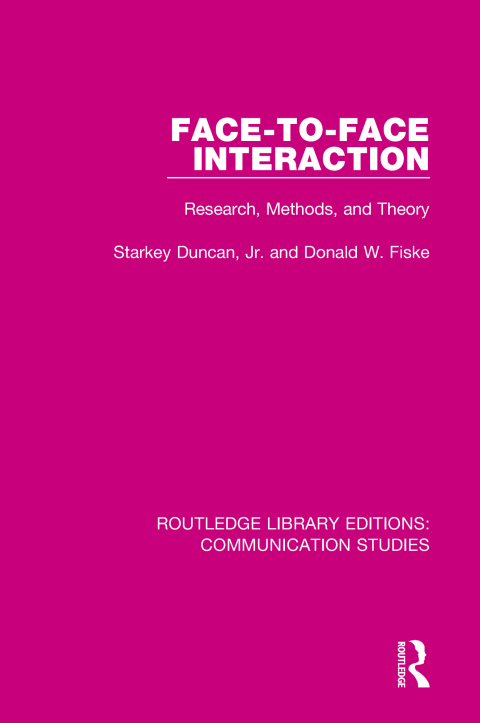 Cover image for book Face-to-Face Interaction