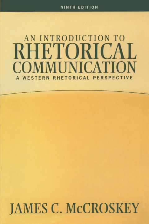 Cover image for book Introduction to Rhetorical Communication