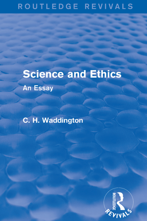 Cover image for book Science and Ethics