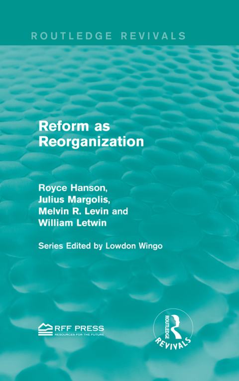 Cover image for book Reform as Reorganization