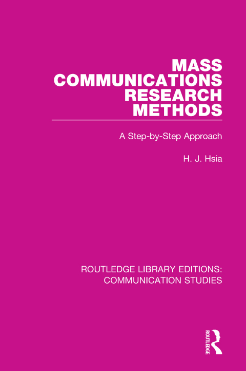 Cover image for book Mass Communications Research Methods