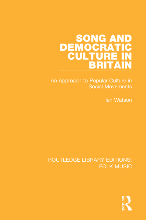 Cover image for book Song and Democratic Culture in Britain