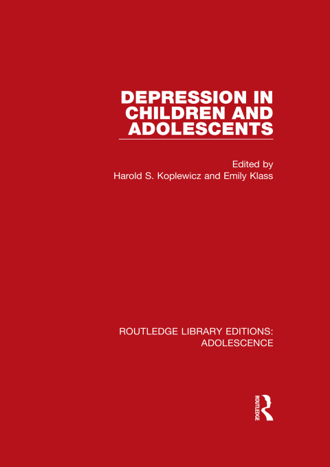 Cover image for book Depression in Children and Adolescents