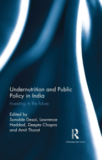 Titelbild: Undernutrition and Public Policy in India 1st edition 9780815395898