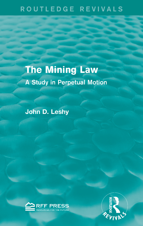 Cover image for book The Mining Law