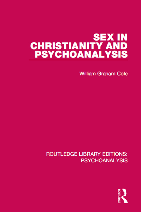 Cover image for book Sex in Christianity and Psychoanalysis