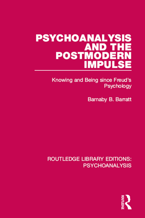 Cover image for book Psychoanalysis and the Postmodern Impulse