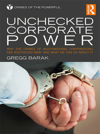 Cover image: Unchecked Corporate Power 1st edition 9781138951440