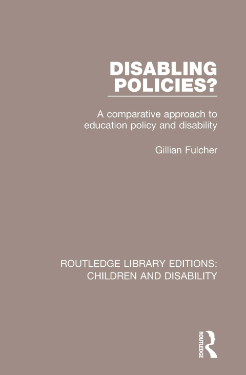 Cover image for book Disabling Policies?