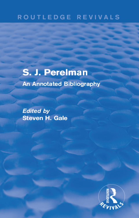 Cover image for book S. J. Perelman