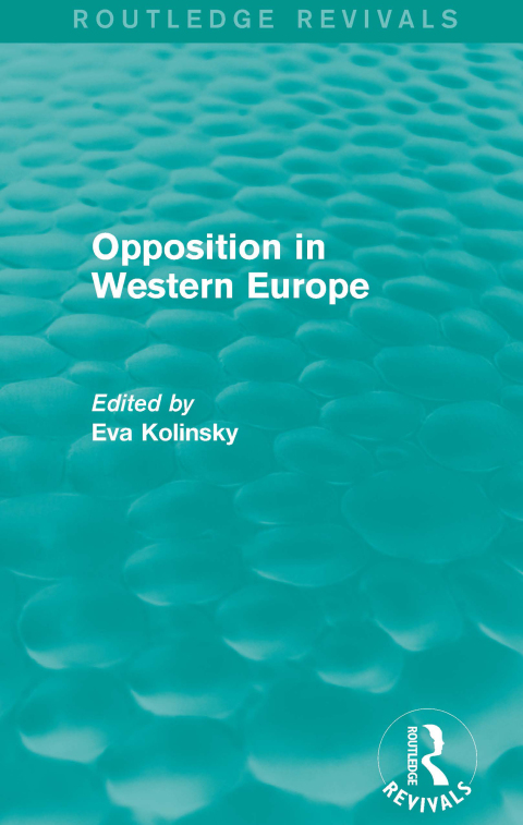 Cover image for book Opposition in Western Europe