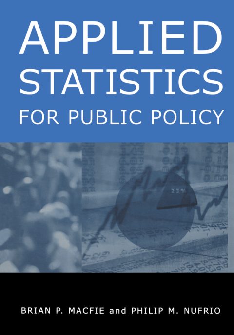 Cover image for book Applied Statistics for Public Policy