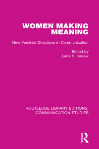 Cover image: Women Making Meaning 1st edition 9781138940420
