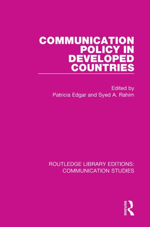 Cover image for book Communication Policy in Developed Countries