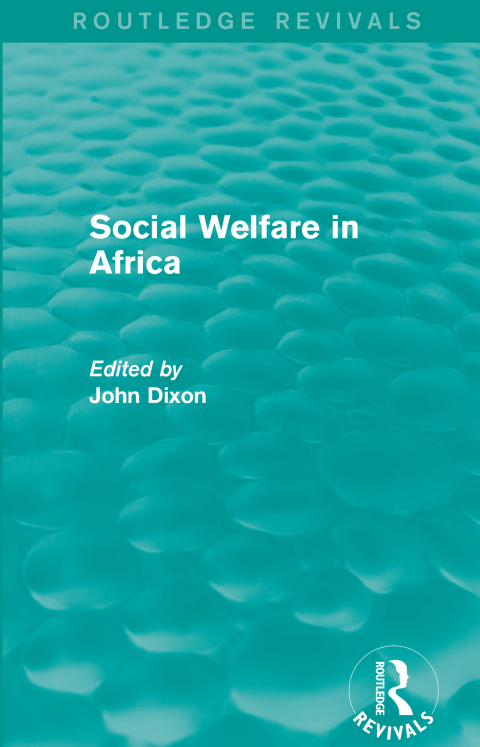Cover image for book Social Welfare in Africa
