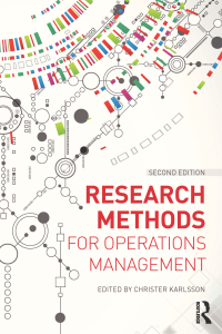 Imagen de portada: Research Methods for Operations Management 2nd edition 9781138945425