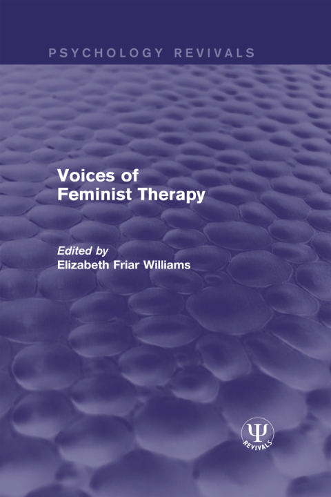 Cover image for book Voices of Feminist Therapy