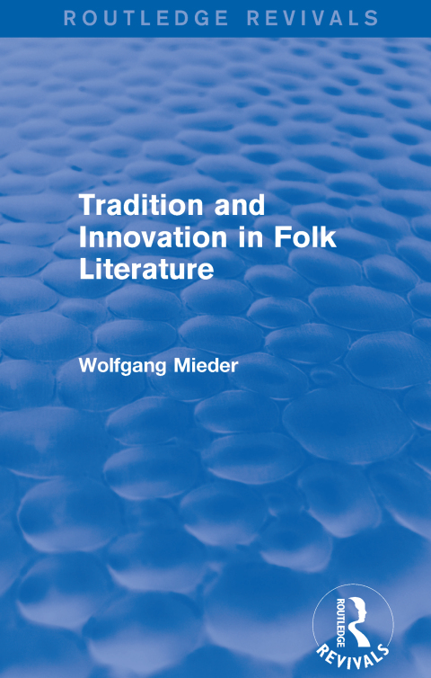 Cover image for book Tradition and Innovation in Folk Literature
