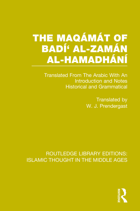 Cover image for book The Maqámát of Badí' al-Zamán al-Hamadhání