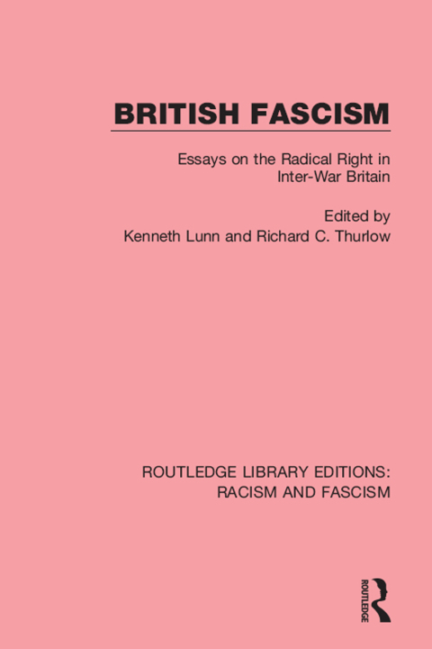 Cover image for book British Fascism