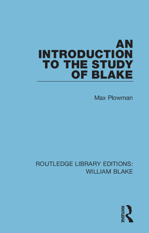Cover image for book An Introduction to the Study of Blake