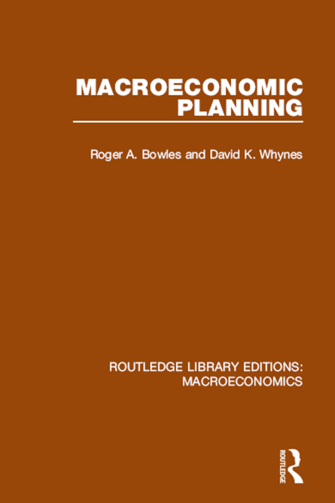 Cover image for book Macroeconomic Planning