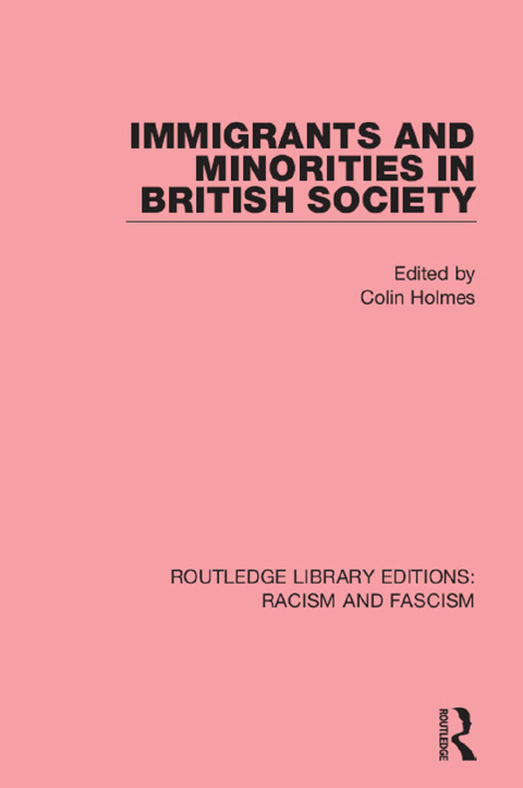 Cover image for book Immigrants and Minorities in British Society