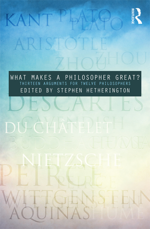 Cover image for book What Makes a Philosopher Great?