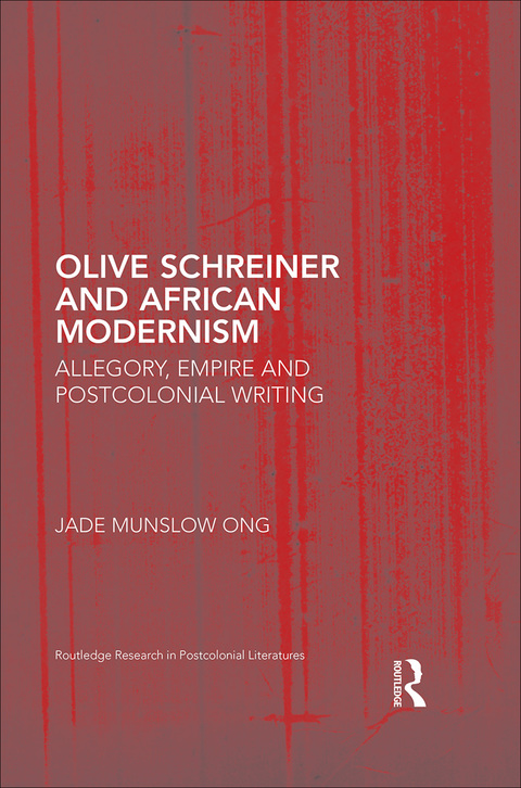 Cover image for book Olive Schreiner and African Modernism