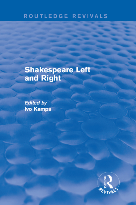 Cover image for book Shakespeare Left and Right