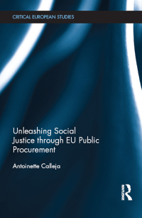 Cover image: Unleashing Social Justice through EU Public Procurement 1st edition 9780815371021